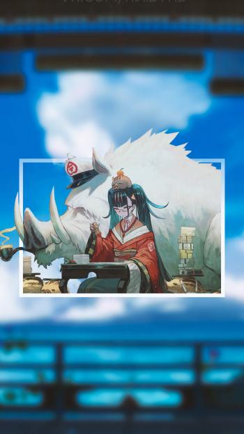 清新动漫美女手机壁纸第5张