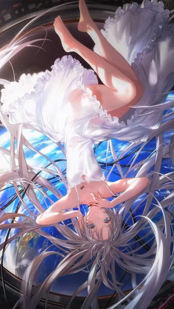 清新甜美动漫美女手机壁纸第0张