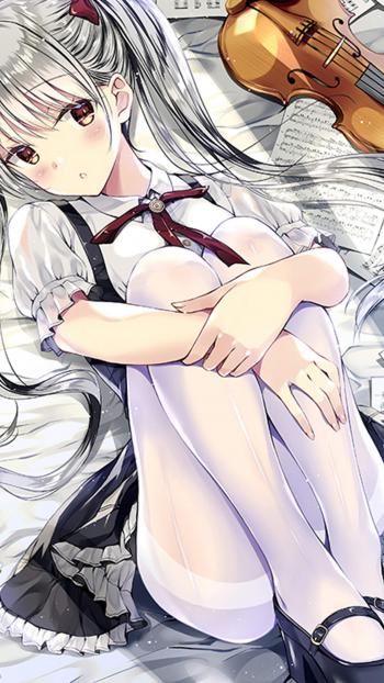 清新甜美动漫美女手机壁纸第2张