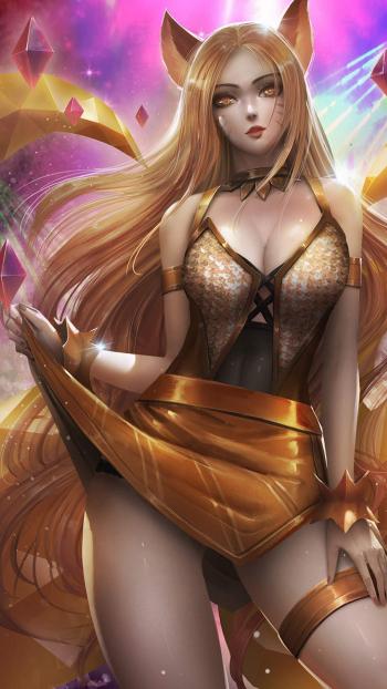 甜美二次元美女手机壁纸第3张