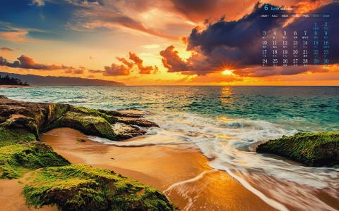 浪漫海边风景手机壁纸图片第4张