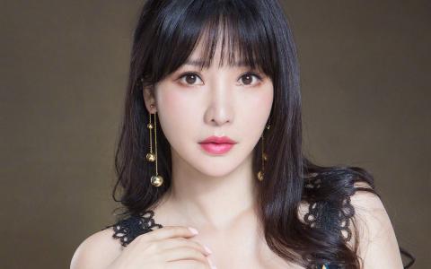 中国内地湖南衡阳女演员温婉盘发柳岩知性优雅气质写真第0张