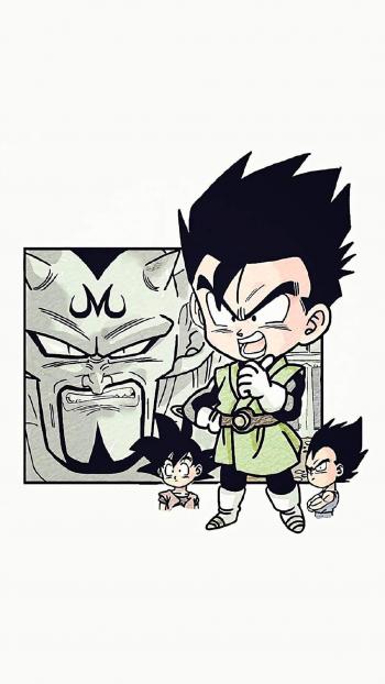 七龙珠萌版动漫人物高清手机壁纸第3张