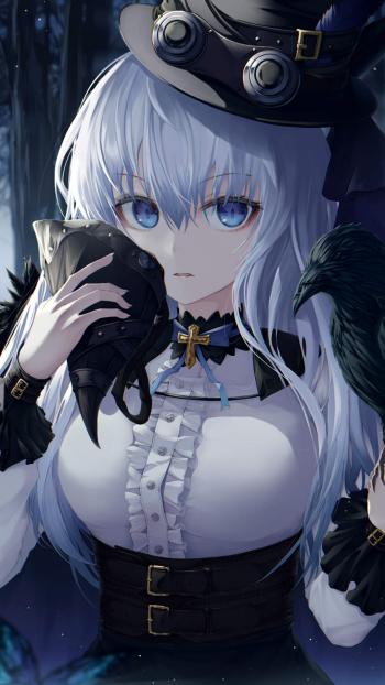 清新甜美动漫美女手机壁纸第0张