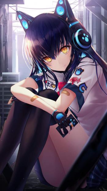 清新甜美动漫美女手机壁纸第6张