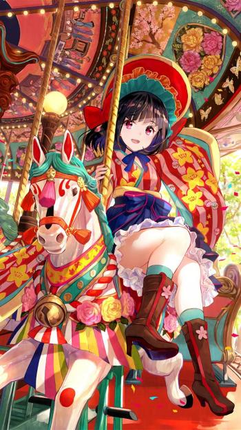 唯美动漫美女手机壁纸第4张