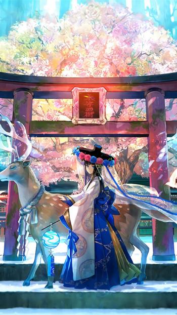 唯美动漫美女手机壁纸第6张