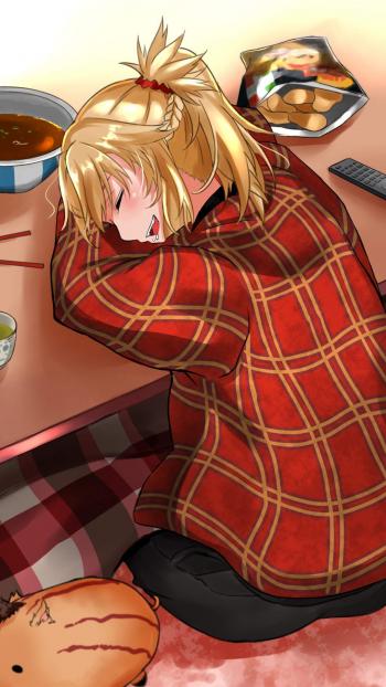 唯美动漫插画美女手机壁纸第4张