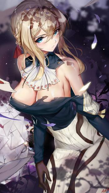 甜美可爱动漫美女手机壁纸第3张