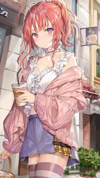 动漫二次元美女手机壁纸第1张