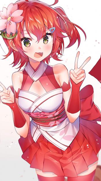 动漫二次元美女手机壁纸第2张
