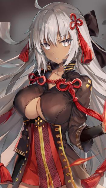 清新二次元美女手机壁纸图片第0张