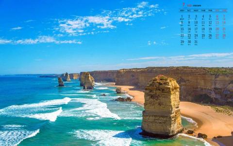 唯美壮阔海边风景桌面壁纸第4张