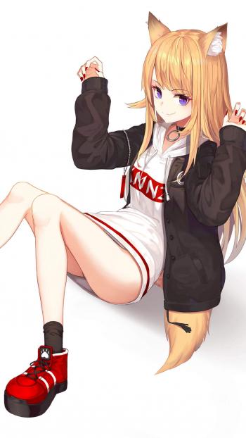 动漫原画美女手机壁纸图片第6张