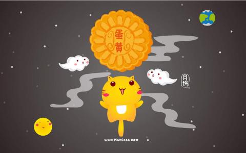 中秋节月饼甜美美食精选高清平板壁纸图片大全第0张