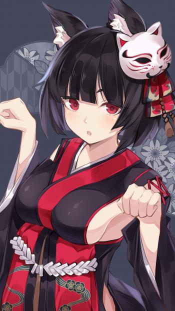 性感动漫美女手机壁纸第6张