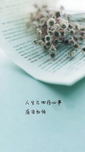 唯美意境文字语录图片手机壁纸第0张