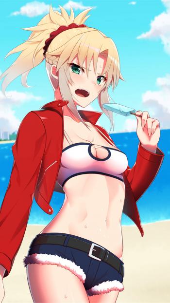 清纯可人动漫美女手机壁纸第0张