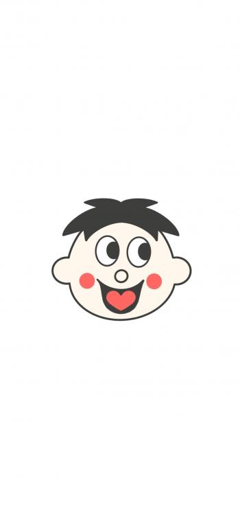 可爱卡通人物头像高清手机壁纸第1张