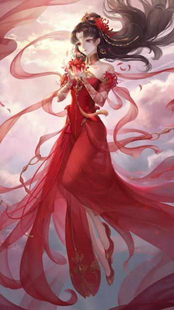 唯美古风动漫美女手机壁纸第0张