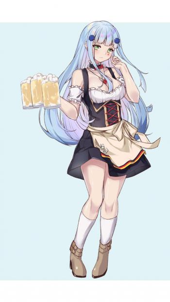 萌系卡通动漫少女手机壁纸第3张