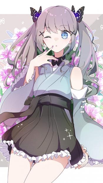 可爱萌系动漫美女手机壁纸第3张