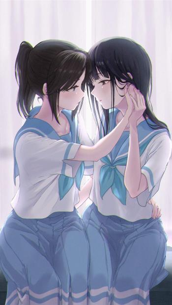 性感浪漫动漫美女手机壁纸第2张