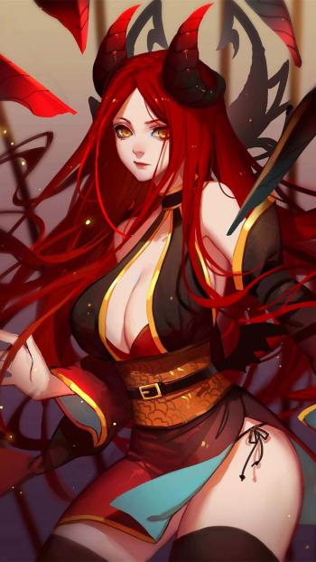 诱人动漫美女手机壁纸图片第5张