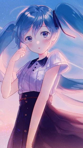 初音未来二次元动漫美女手机壁纸第0张