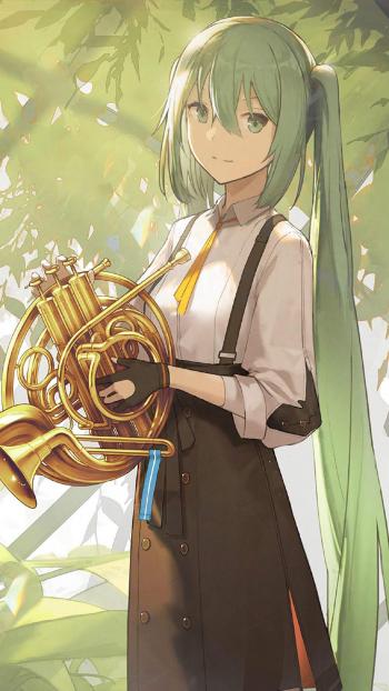 初音未来二次元动漫美女手机壁纸第3张