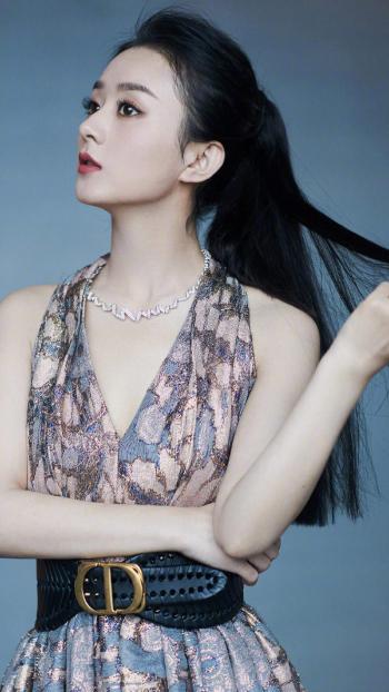 赵丽颖性感露肩写真手机壁纸第4张