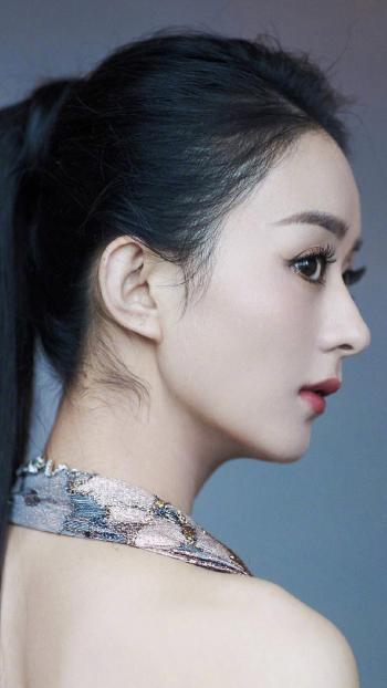赵丽颖性感露肩写真手机壁纸第6张