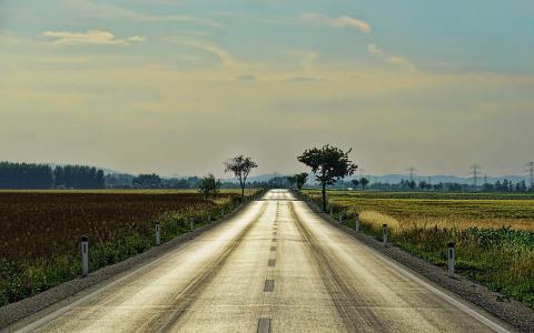 精选道路风光图片手机壁纸第5张