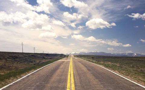 精选道路风光图片手机壁纸第6张