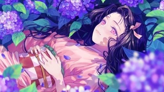 二次元动漫人物手绘插画手机壁纸第6张