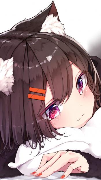 萌系治愈动漫美女手机壁纸第6张