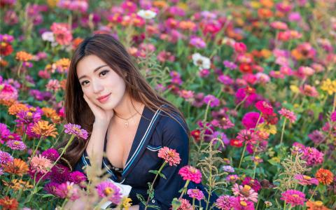 甜美女生唯美艺术写真图片桌面壁纸第1张