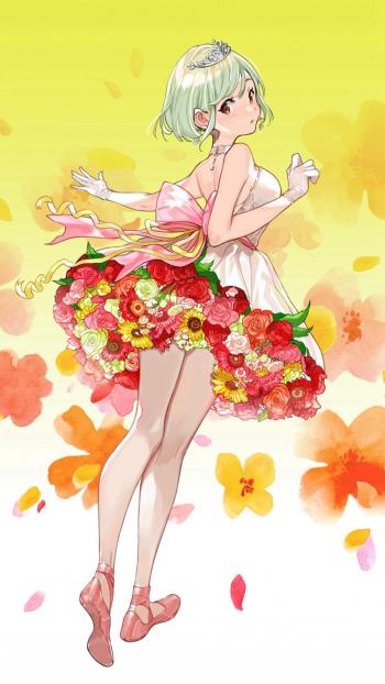 性感甜美动漫美女手机壁纸第6张