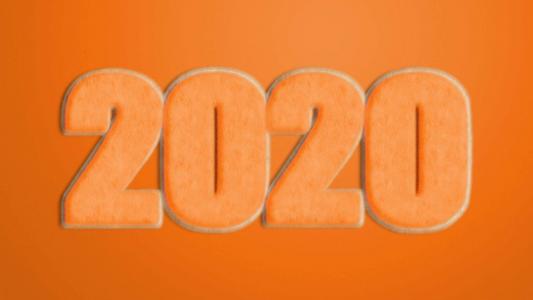 2020年创意艺术字体桌面壁纸第3张