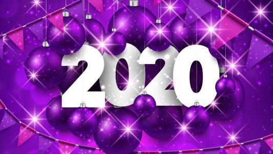 2020年创意艺术字体桌面壁纸第6张