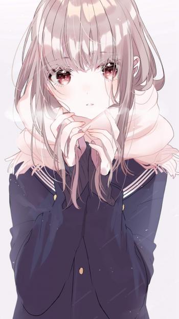 唯美迷人动漫美女手机壁纸第0张