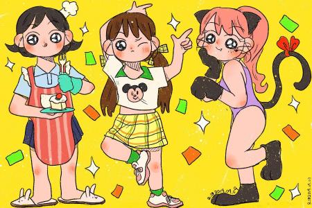 动漫美女二次元电脑桌面壁纸第2张