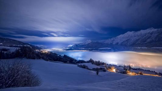 冯若绮清新雪景写真图片第5张