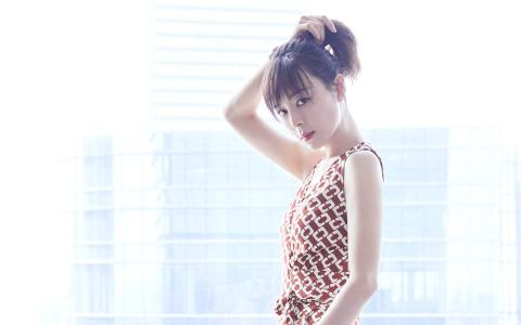 中国内地福建永安女演员张静初淡雅性感写真图片桌面壁纸第3张