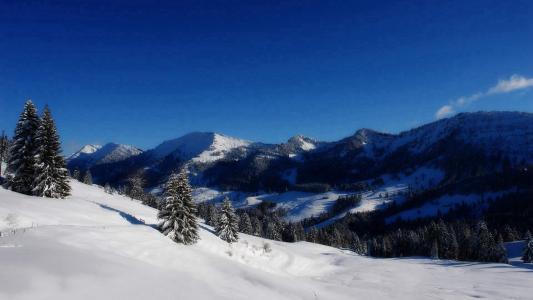 冯若绮清新雪景写真图片第0张