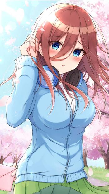 小清新动漫美女手机壁纸第3张