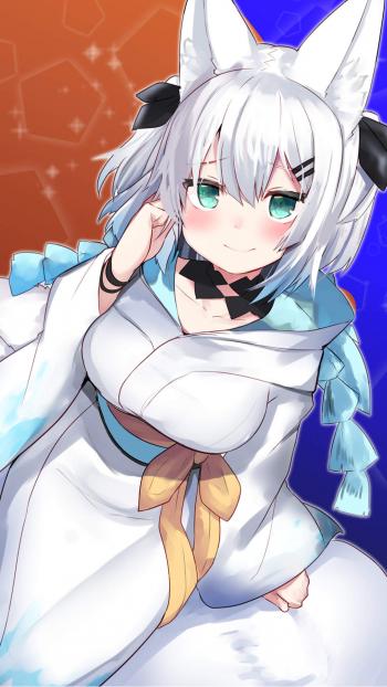小清新动漫美女手机壁纸第5张
