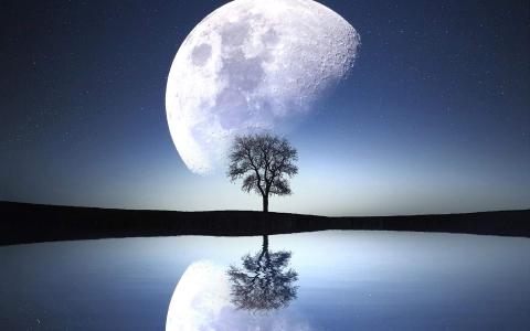 超美星空夜景图片电脑壁纸第1张