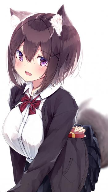 二次元美女手机壁纸第3张