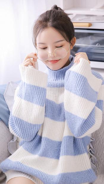 毛衣长腿美女手机壁纸第5张